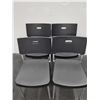 Image 1 : 4 Stackable Plastic Chairs