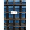 Image 2 : 7 Black Grid Wall Panels - 2 Feet Wide x 7 Feet High