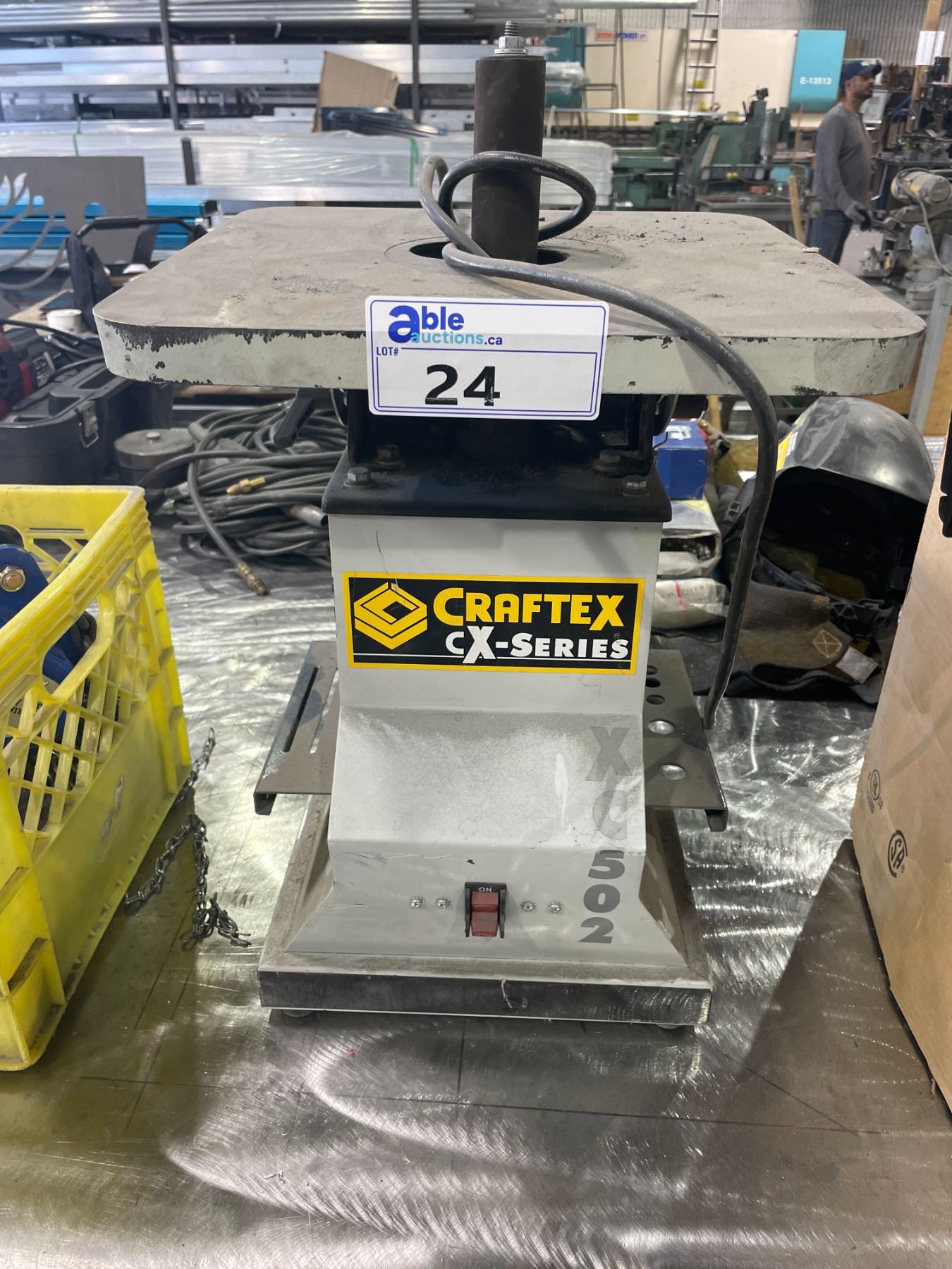 Spool Sander CRAFTEX CX502 ELECTRIC BENCHTOP INDUSTRIAL SPOOL SANDER