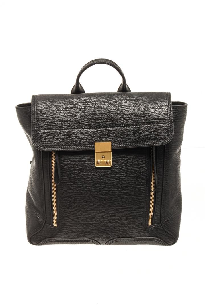 Sacoche Pashli 3.1 Phillip Lim Noire En Cuir Verni - Taille Mini - Neuf Sans étiquette