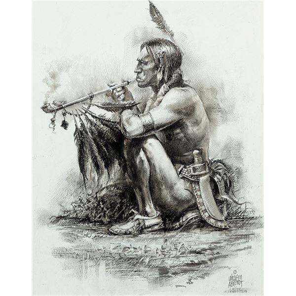 William Ahrendt-Pipe Smoker