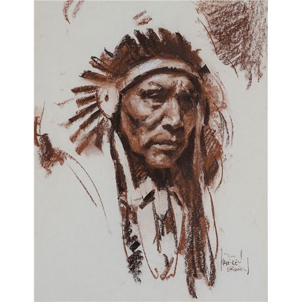 Harley Brown-Bull Plume