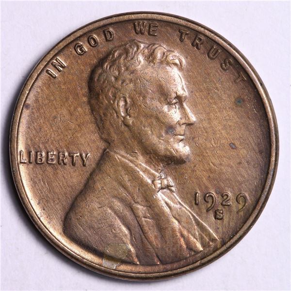 1929-S Lincoln Wheat Cent Penny CHOICE UNC UNCIRCULATED MS