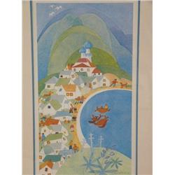 Rie Munos print, Min bid is $275