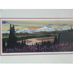 Byron Birdsall proof print, Min bid $160