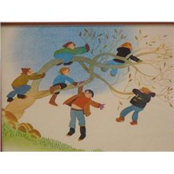 Rie Munos print,  Min bid is $375