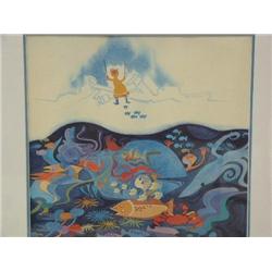 Rie Munos print, Min bid is $450