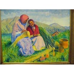 Original Oil Painting by Fred Machetanz