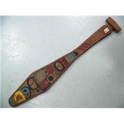 Tlingit seal paddle