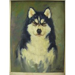 Original Oil Painting by Henne Min. Bid $1,100