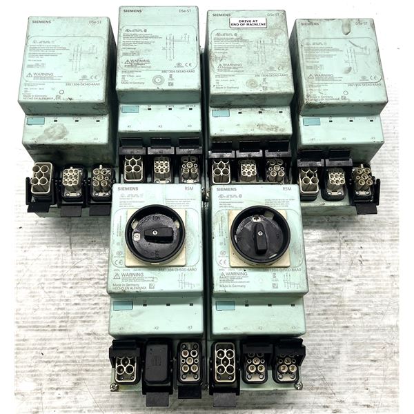 Lot of (6) Siemens #DSe-ST & #RSM Modules as Pictured