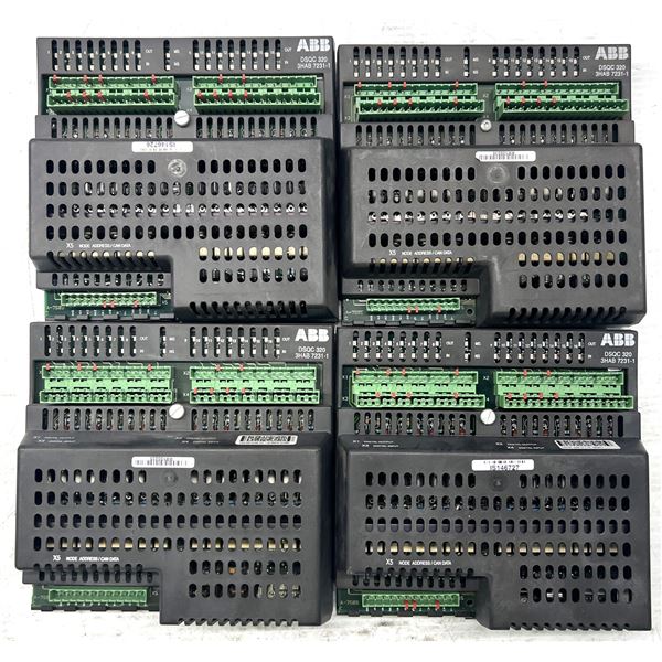 Lot of (4) ABB #DSQC 320 Modules