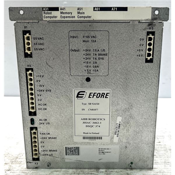 Efore #SR 92A530 Power Supply