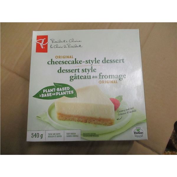 SHELF PULLS (AS IS):  CHEESE CAKE STYLE DESSERT (540G)