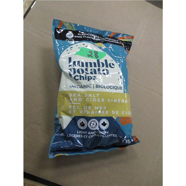 SHELF PULLS (AS IS):  HUMBLE CHIPS SEA SALT & VINEGAR (135G)