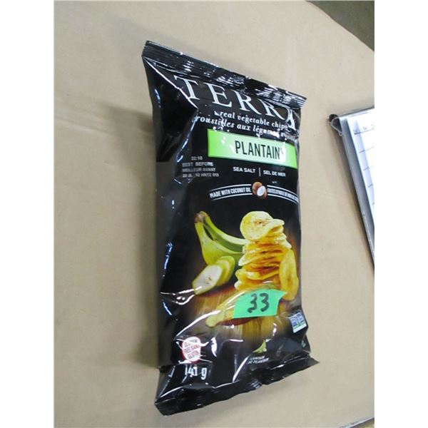 SHELF PULLS (AS IS):  TERRA PLANTAIN CHIPS (141G)