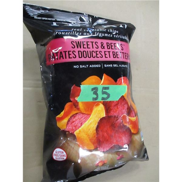 SHELF PULLS (AS IS):  TERRA SWEET & BEETS CHIPS (170G)