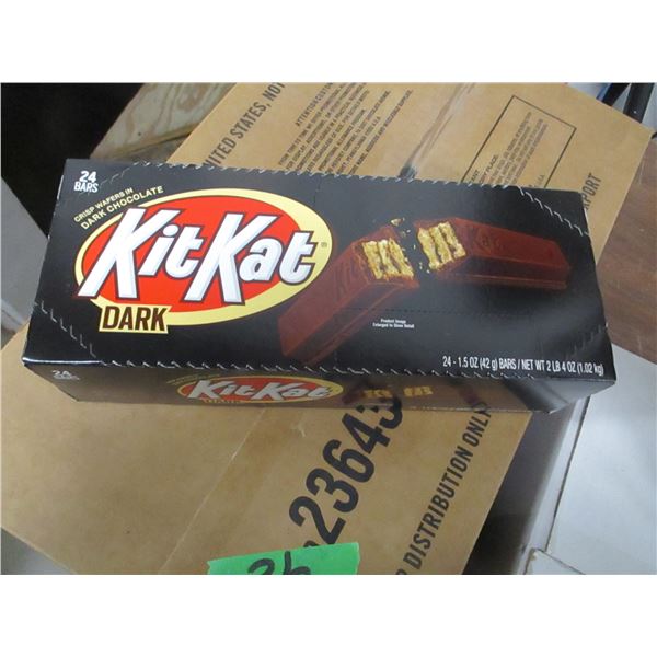 DARK CHOCOLATE KIT KAT BARS (24) PER BOX