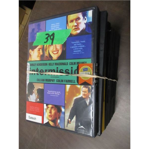 BUNDLE OF 10 ASSORTED DVD'S INCLUDING OCEANS ELEVEN, ELMO SAYS BOO, ETC