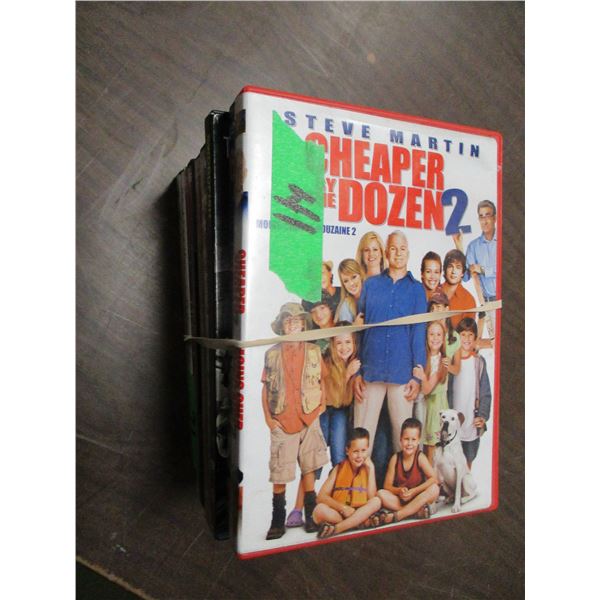 BUNDLE OF 10 ASSORTED DVD'S INCLUDING SWORDFISH, HITCH, ETC