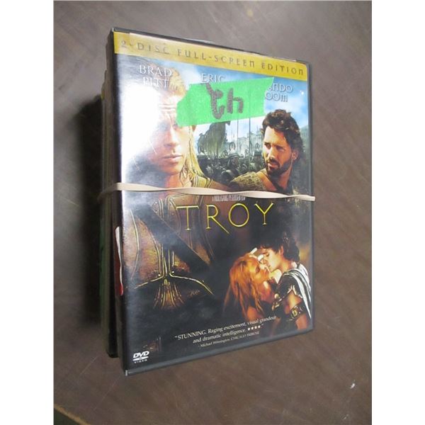 BUNDLE OF 10 ASSORTED DVD'S INCLUDING KNOCKED UP, WEDDING CRASHER, ETC