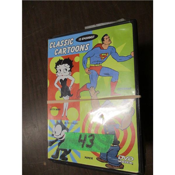 BUNDLE OF 10 ASSORTED DVD'S INCLUDING HILLBILLIES, NARNDA, ETC