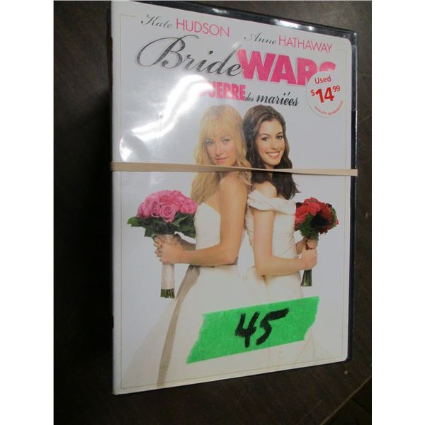 BUNDLE OF 10 ASSORTED DVD'S INCLUDING I AM SAM, FUNNY PEOPLE, ETC