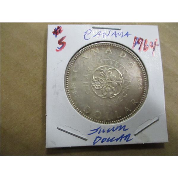 1964 CANADA SILVER DOLLAR