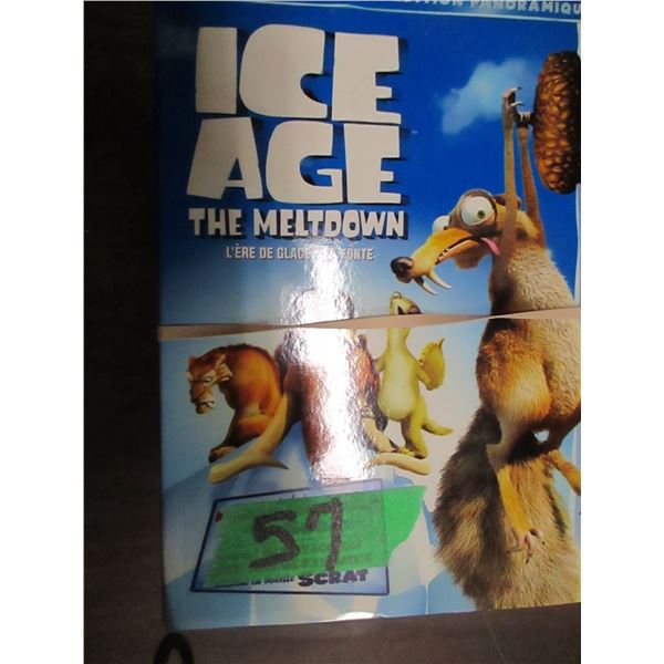 BUNDLE OF 10 ASSORTED DVD'S INCLUDING ICE AGE, FLIGHT PLAN, ETC