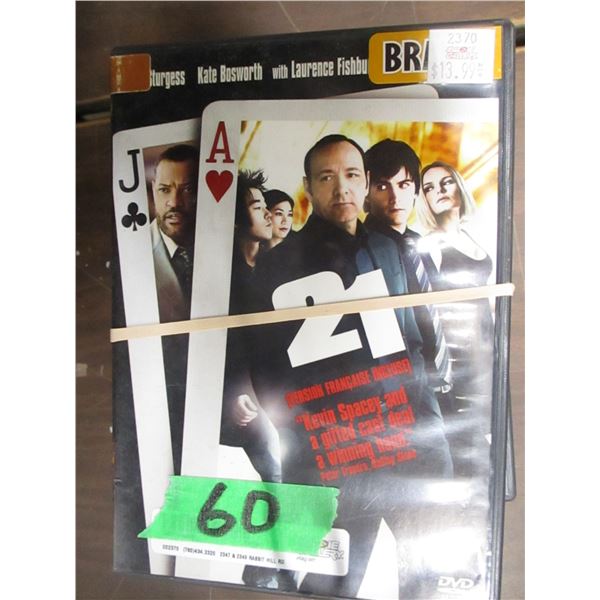 BUNDLE OF 10 ASSORTED DVD'S INCLUDING DICK JANE, L'AMOUR, ETC