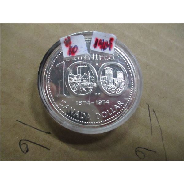 1964 PROOF WINNIPEG CANADA SILVER DOLLAR