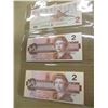 Image 2 : 1986 STOCK SHEET LAST OF CANADA BIRD SERIES $2 BILLS