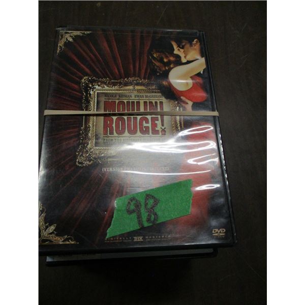 BUNDLE OF 10 ASSORTED DVD'S INCLUDING ECHART, WEST WING, ETC