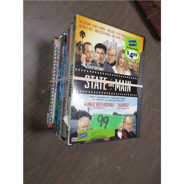 BUNDLE OF 10 ASSORTED DVD'S INCLUDING OC, ICE AGE, ETC
