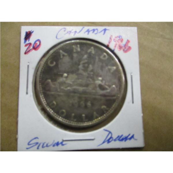 1966 CANADA SILVER DOLLAR