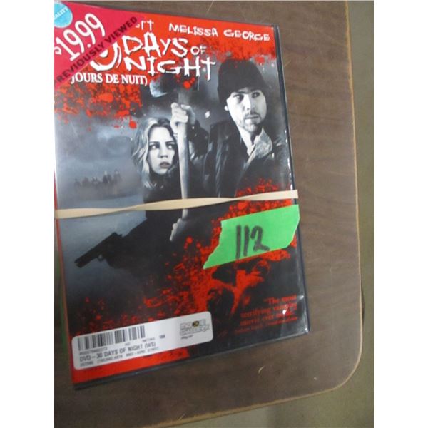 BUNDLE OF 10 ASSORTED DVD'S INCLUCING BEST WARS, BEAUTIFUL MIND, ETC