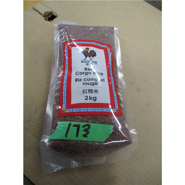 SHELF PULLS (AS IS):  RED CARGO RICE (2 KG)