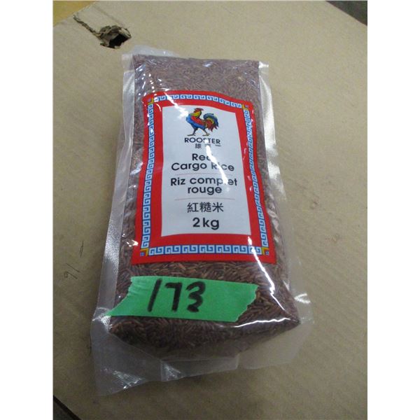 SHELF PULLS (AS IS):  RED CARGO RICE (2 KG)