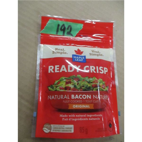 SHELF PULLS (AS IS);  BACON CRISPS - BAG