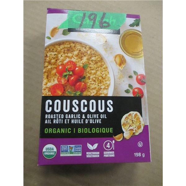 SHELF PULLS (AS IS):  COUSCOUS GARLIC & OLIVE OIL (198G)