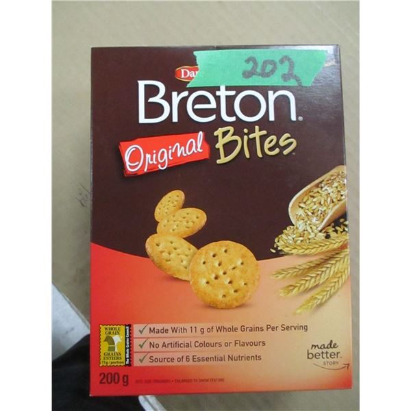 SHELF PULLS (AS IS):  BRETON ORIGINAL CRACKERS (200G) - BOX