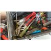 Image 3 : TOOLBOX WITH CONTENTS, ELECTRIC SCREW GUN AND TRAY OF ALLEN KEYS AND MORE