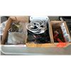 Image 5 : TOOLBOX WITH CONTENTS, ELECTRIC SCREW GUN AND TRAY OF ALLEN KEYS AND MORE