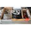 Image 5 : TOOLBOX WITH CONTENTS, ELECTRIC SCREW GUN AND TRAY OF ALLEN KEYS AND MORE