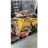 Image 9 : 2 BINS OF WORKLIGHT, EXTENTION CORDS AND MORE