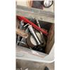 Image 13 : ELECTRIC EDGER WITH BOWSAWS, METAL TOOL CARRIER, HANDSAWS AND FLASHLIGHT