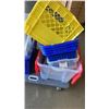 Image 6 : LOT OF STORAGE TOTES, BINS AND BASKETS