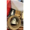 Image 7 : BOX OF WOODTAPE, COLLATED NAILS, GLUE AND STAPLES WITH CORDLESS DRILL WORKING WITH BATTERY AND CHARG