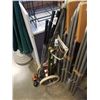 Image 1 : LOT OF JACK NICKLAUS, MACGREGOR AND WILSON GOLF CLUBS WITH VINTAGE RANGER FOLDING GOLF CART