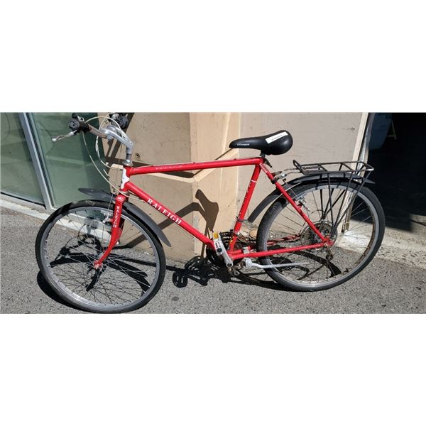 RED RALEIGH BIKE